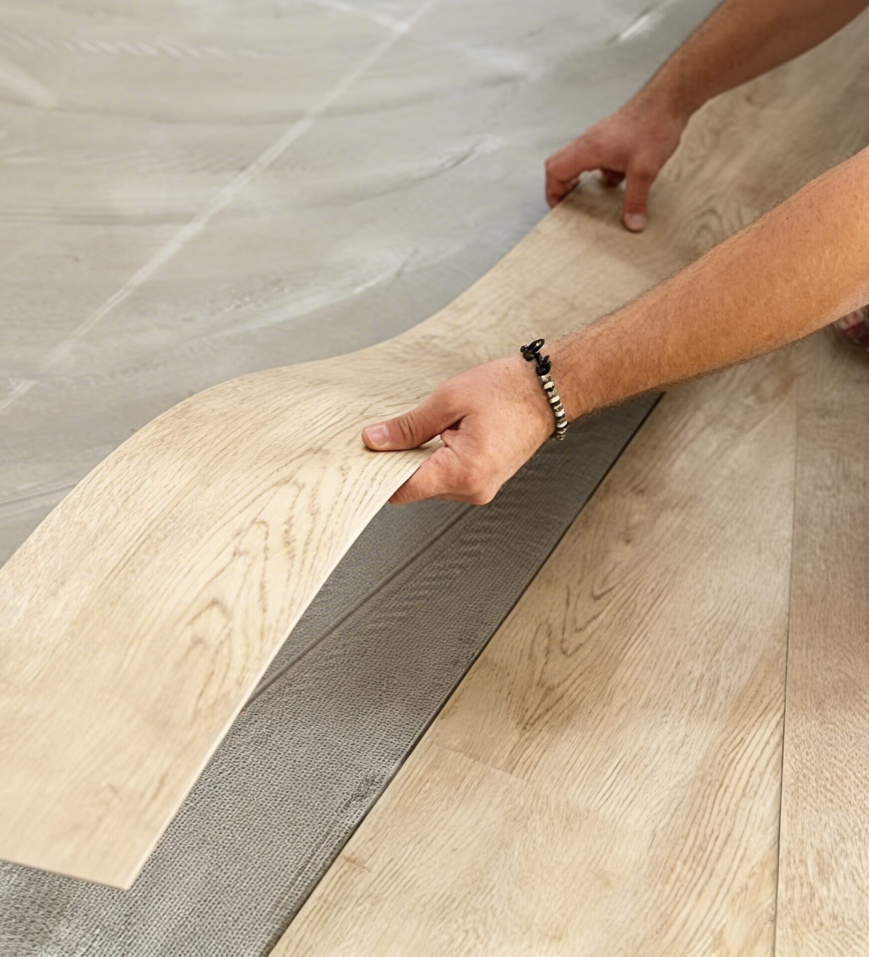 DuringVinylInstall square e1772073102735 | Dehaan Tile & Floor Covering