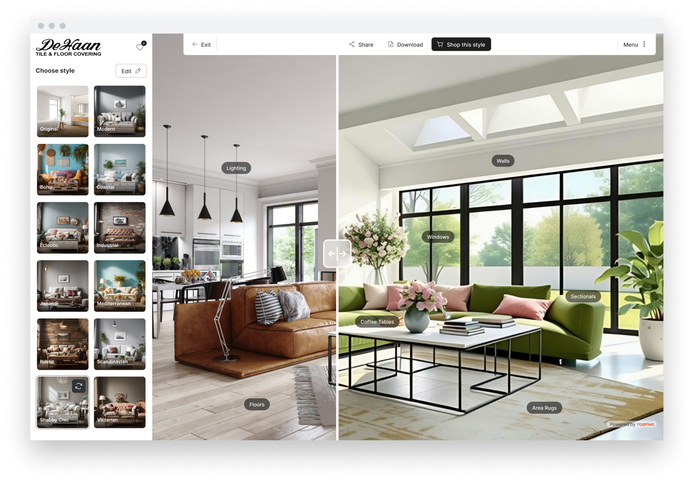 Inspire Living Room 6 | Dehaan Tile & Floor Covering