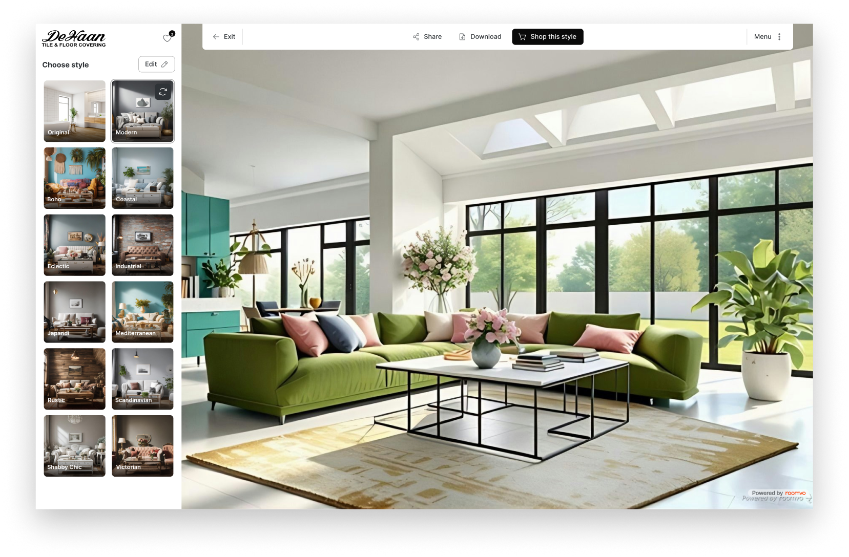 Restyled room 4 | Dehaan Tile & Floor Covering